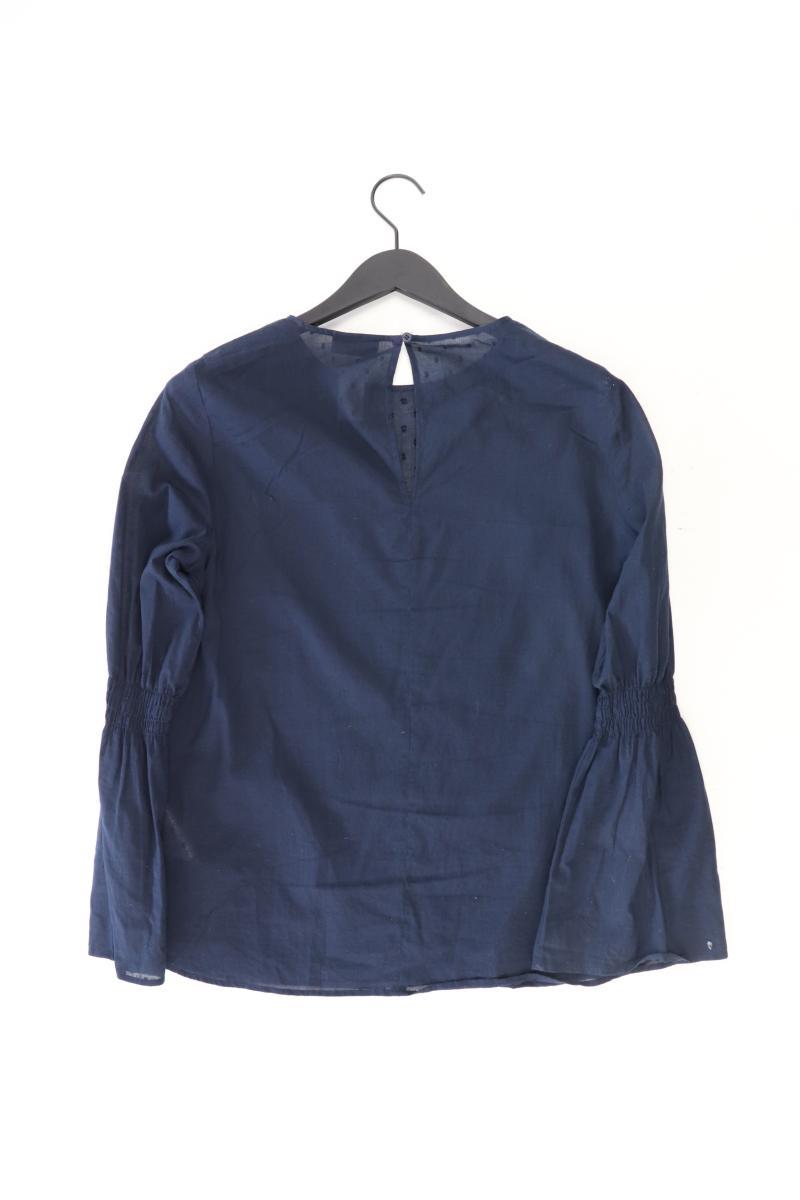 Langarmbluse Gr. 40 blau