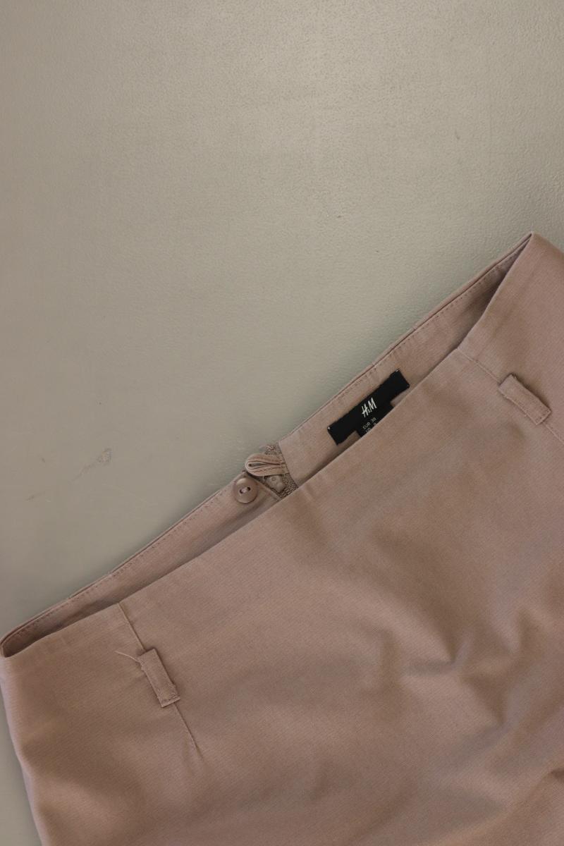 H&M Rock Gr. 38 braun aus Baumwolle