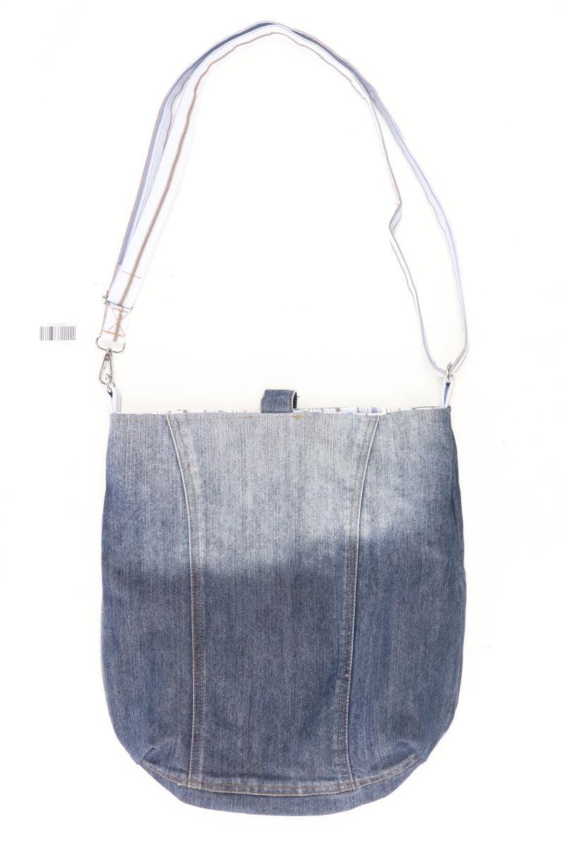 Upcycling Umhängetasche blau