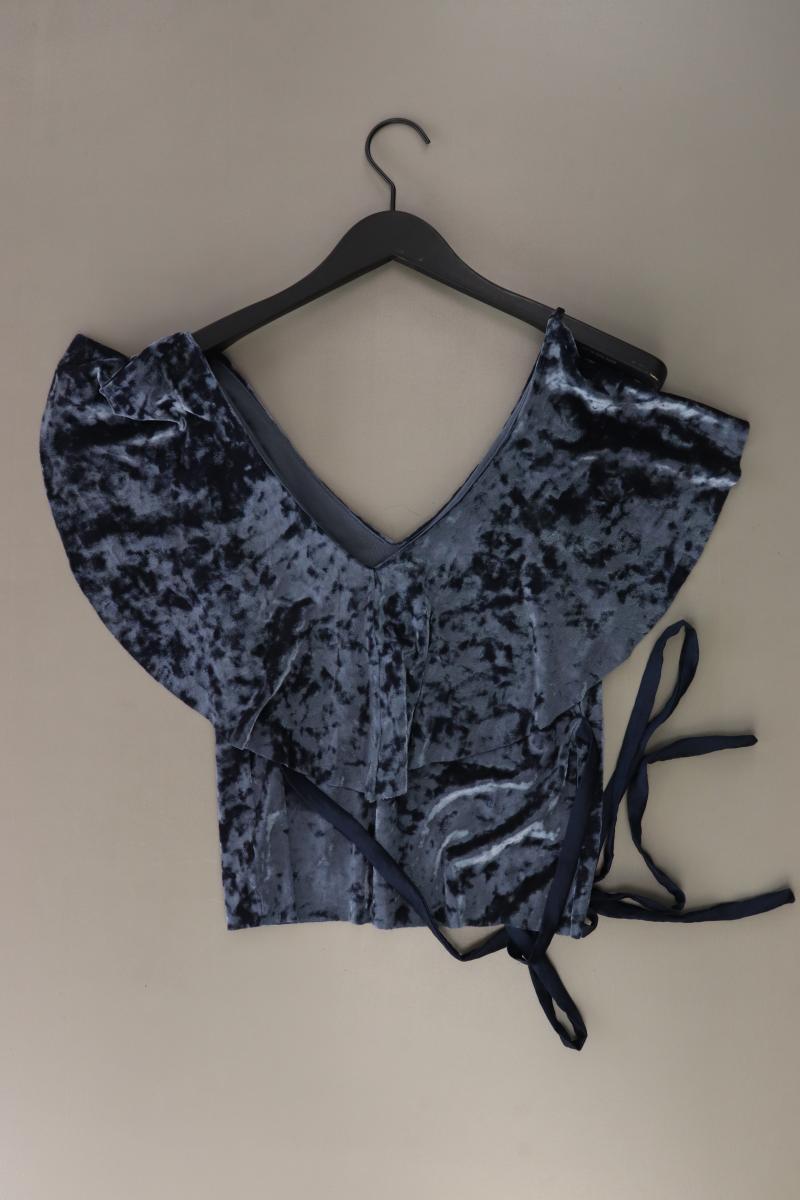 Zara Samttop Gr. S blau