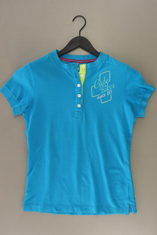 Cube Sportshirt Gr. S Kurzarm türkis aus Baumwolle