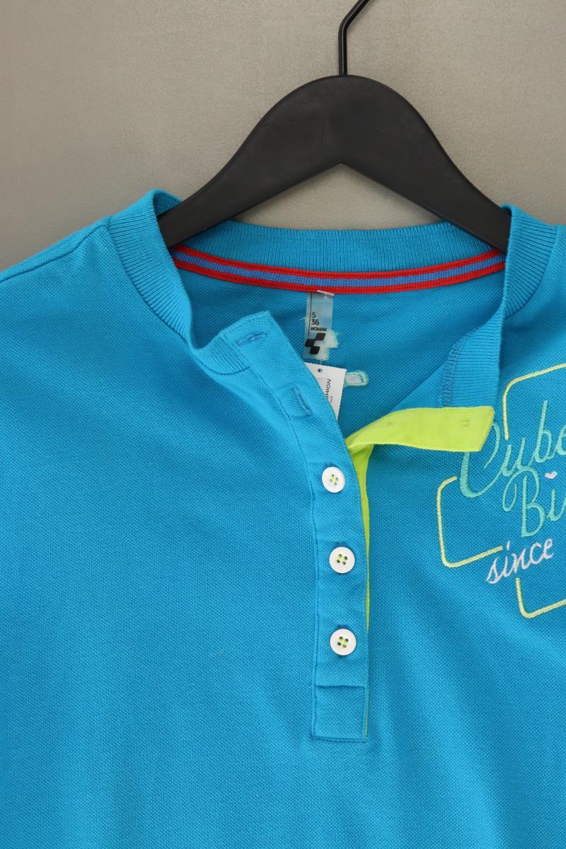 Cube Sportshirt Gr. S Kurzarm türkis aus Baumwolle