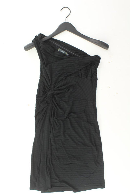 One-Shoulder-Kleid Gr. 36/38 gestreift Träger schwarz
