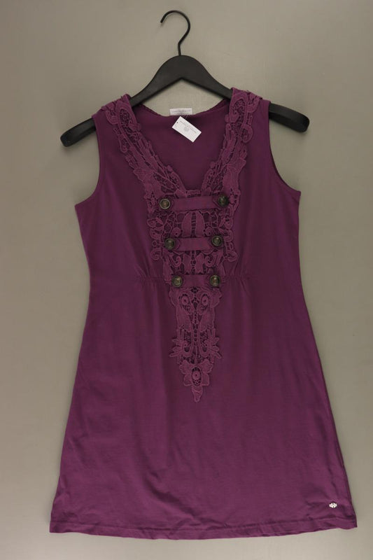 Street One Midikleid Gr. 40 Ärmellos lila aus Baumwolle