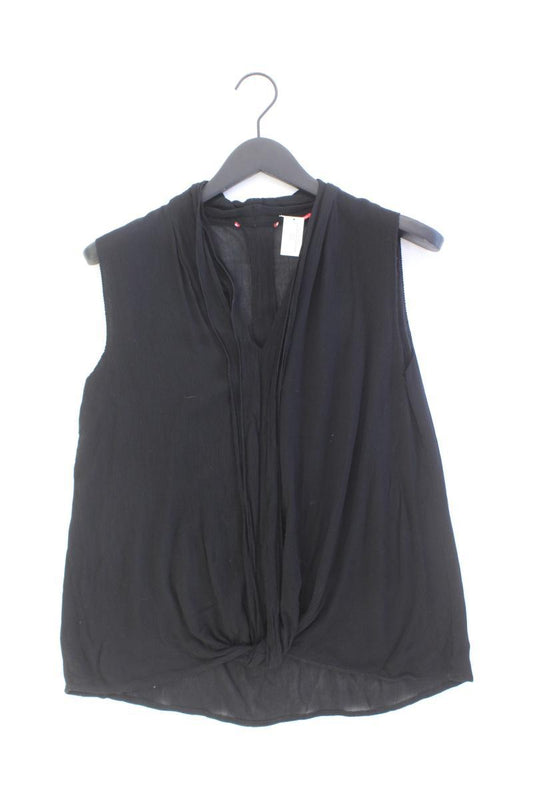 Esprit Ärmellose Bluse Gr. 38 schwarz