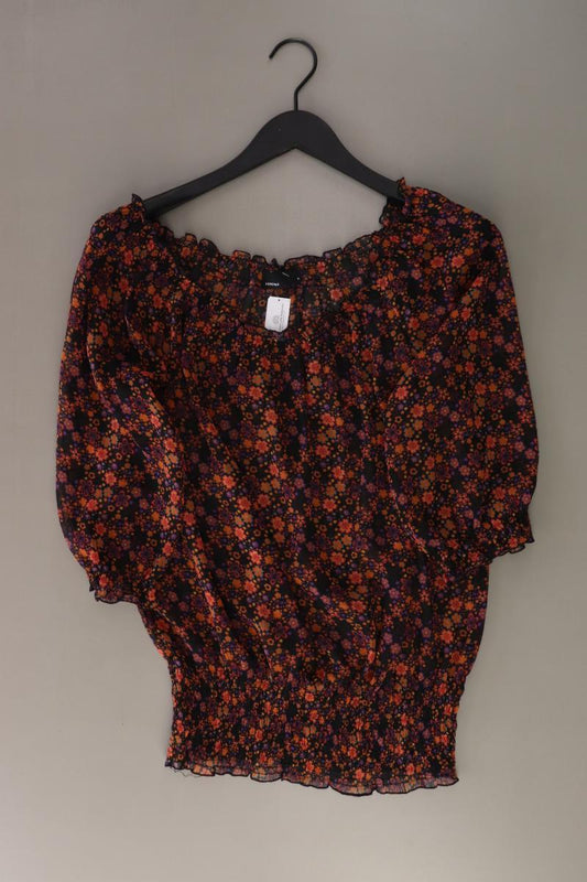 Vero Moda Bluse Gr. M mit Blumenmuster 3/4 Ärmel mit Carmen-Ausschnitt