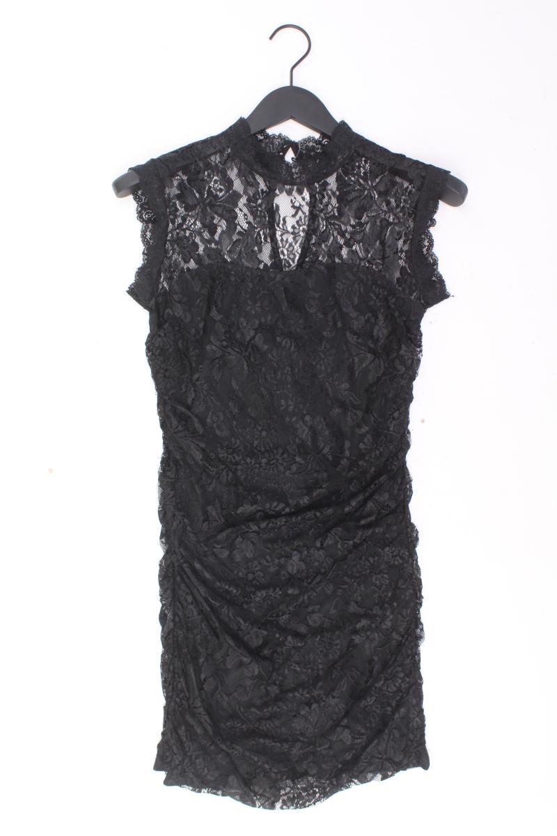 Spitzenkleid Gr. S Ärmellos schwarz aus Polyester