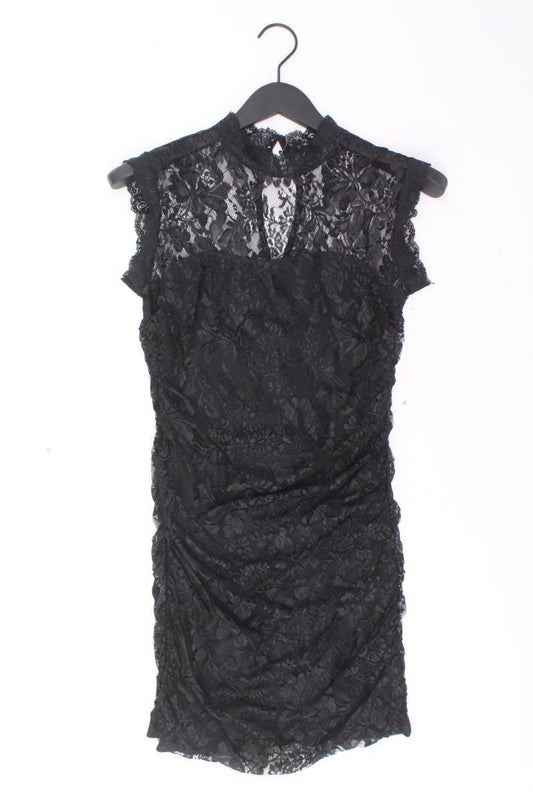 Spitzenkleid Gr. S Ärmellos schwarz aus Polyester