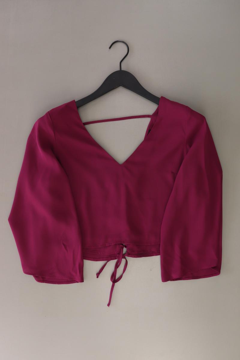 forever 21 Classic Bluse Gr. S 3/4 Ärmel lila aus Polyester