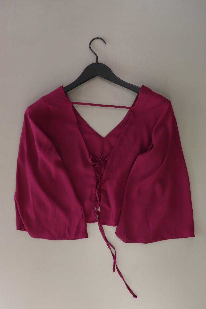 forever 21 Classic Bluse Gr. S 3/4 Ärmel lila aus Polyester