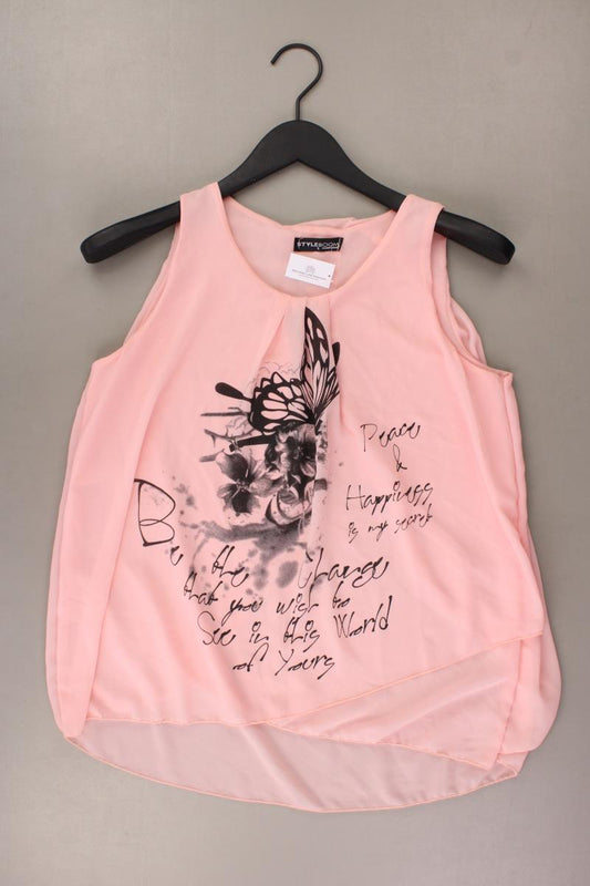 Styleboom Ärmellose Bluse Gr. S rosa aus Polyester