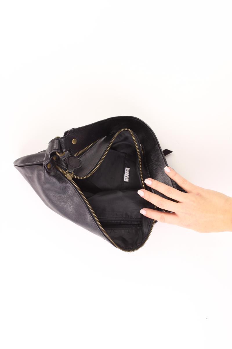 Schultertasche schwarz