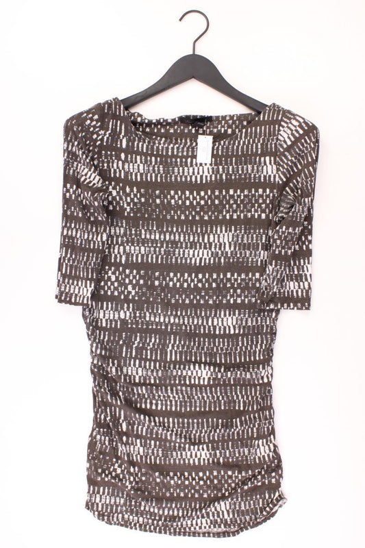 Kenneth Cole Schlauchkleid Gr. M 3/4 Ärmel grau aus Viskose