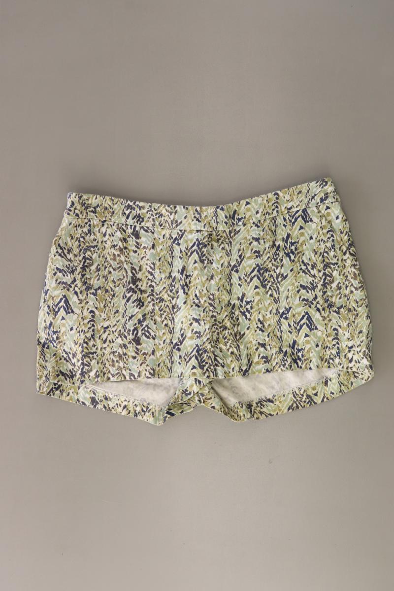 H&M Shorts Gr. 36 geometrisches Muster grün aus Baumwolle