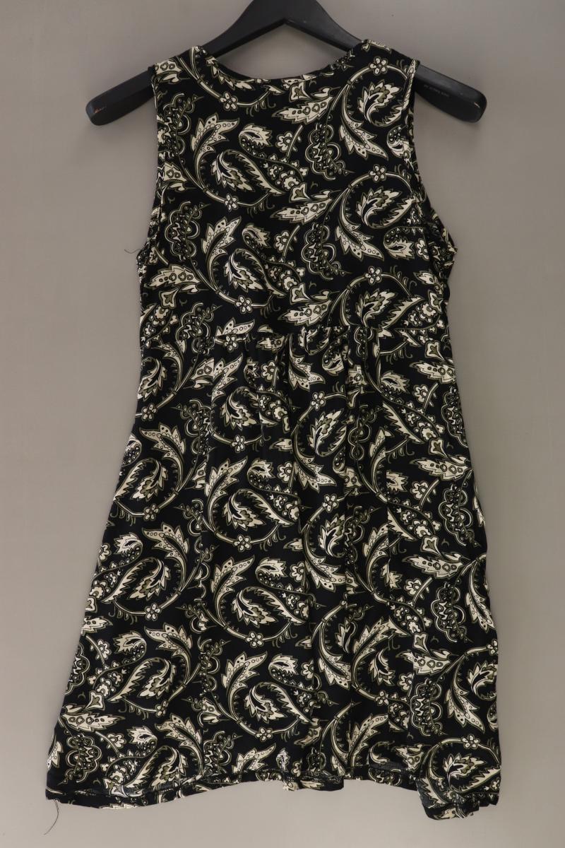 Apricot Trägerkleid Gr. S mit Paisleymuster Ärmellos schwarz aus Viskose