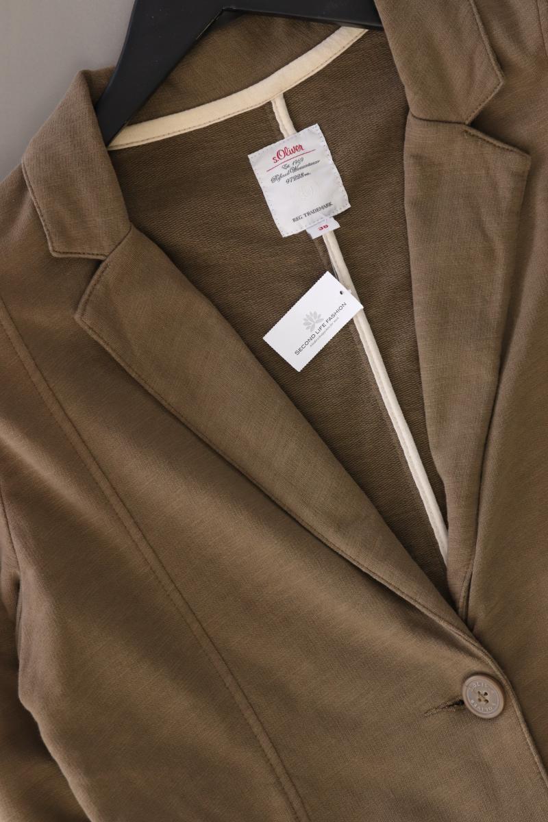 s.Oliver Jerseyblazer Gr. 38 braun
