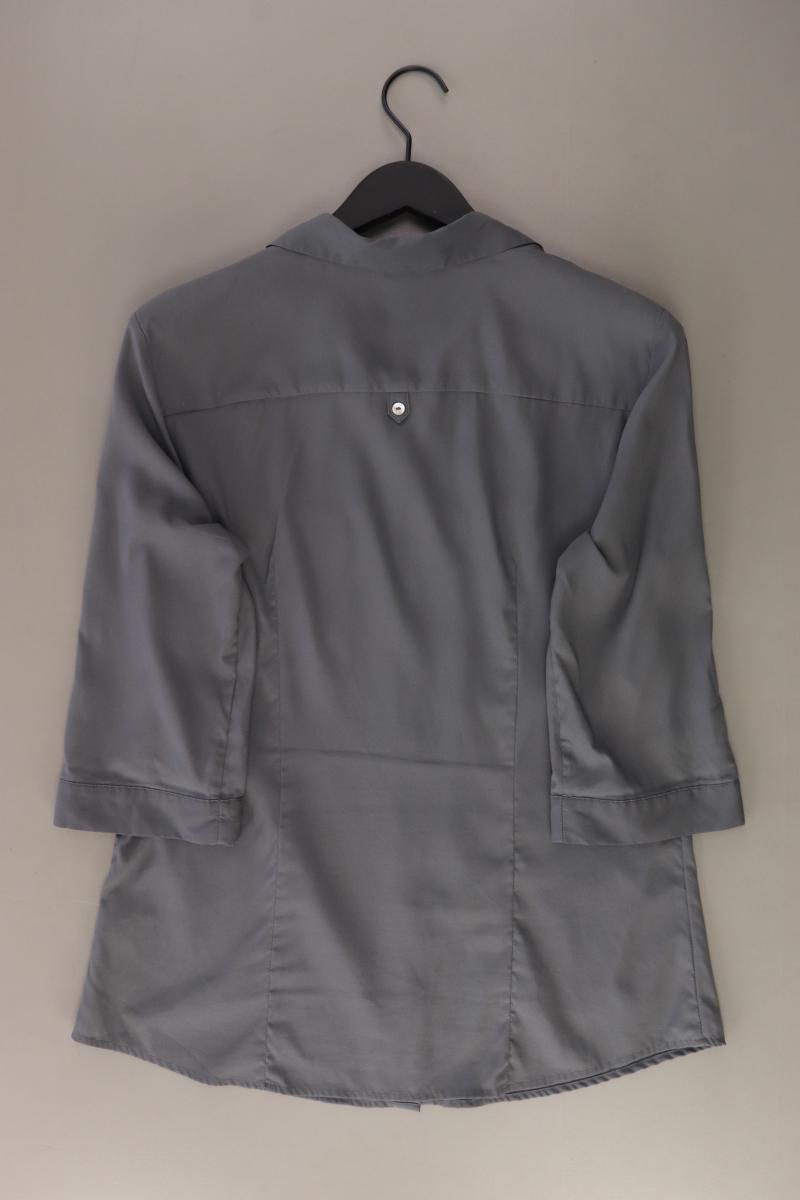 H&M Bluse mit 3/4 Ärmel Gr. 44 grau aus Polyester