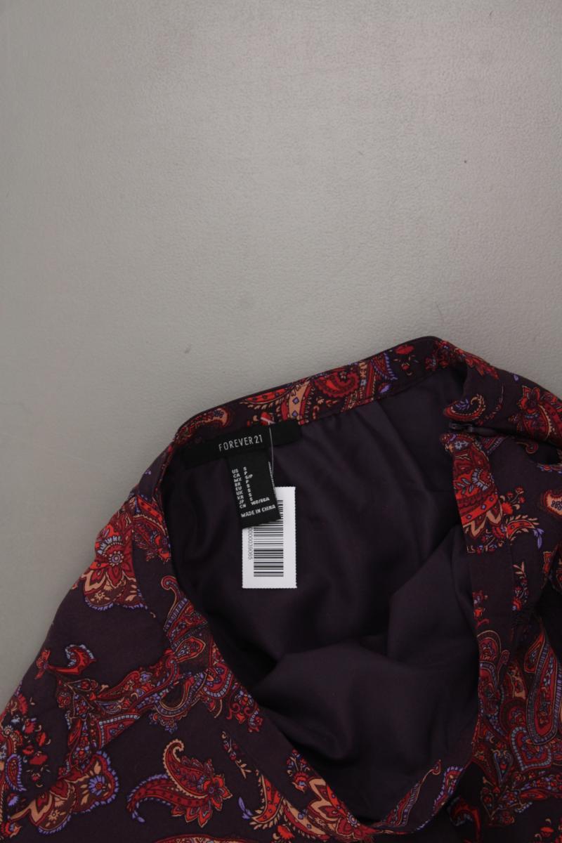 forever 21 Kurzer Rock Gr. S mit Paisleymuster rot aus Polyester