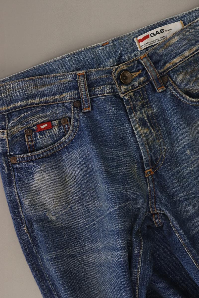 GAS Straight Jeans Gr. W24/L34 blau aus Baumwolle
