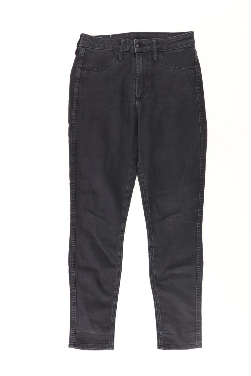 H&M Straight Jeans Gr. W27 schwarz