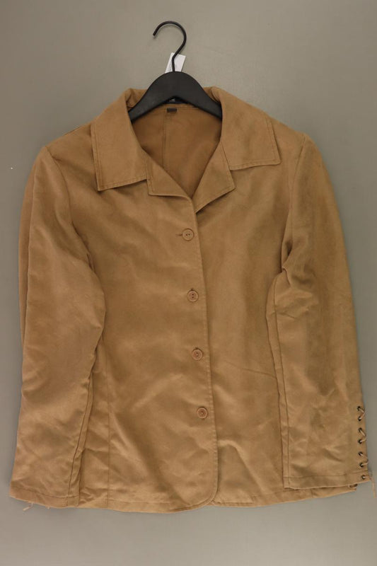 Regular Jacke Gr. 44 braun aus Polyester