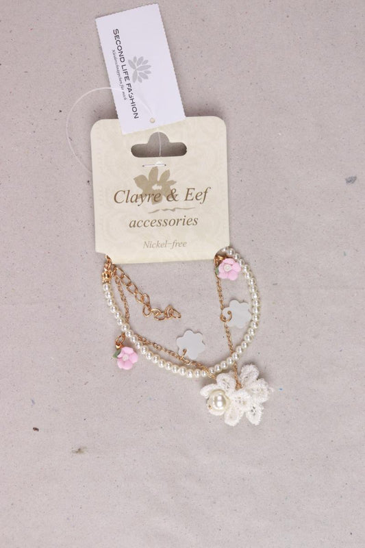 Clayre & Eef Armband neu mit Etikett creme