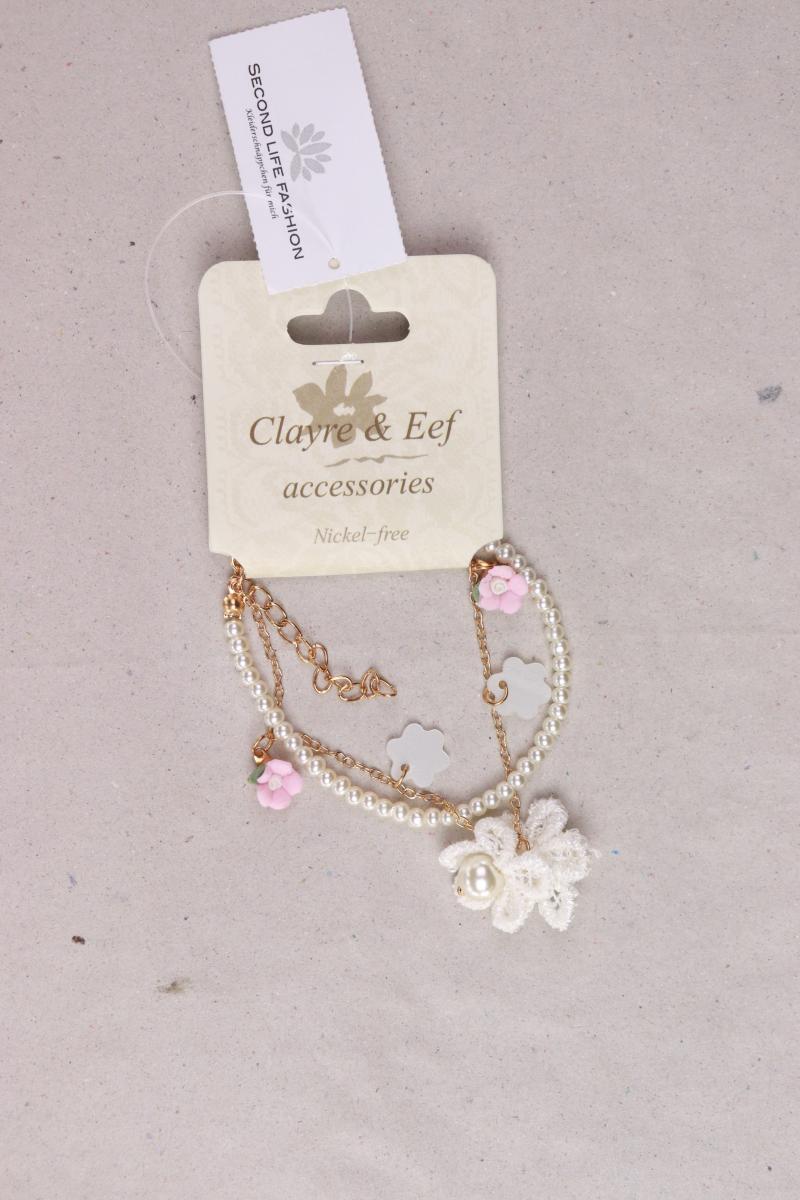 Clayre & Eef Armband neu mit Etikett creme