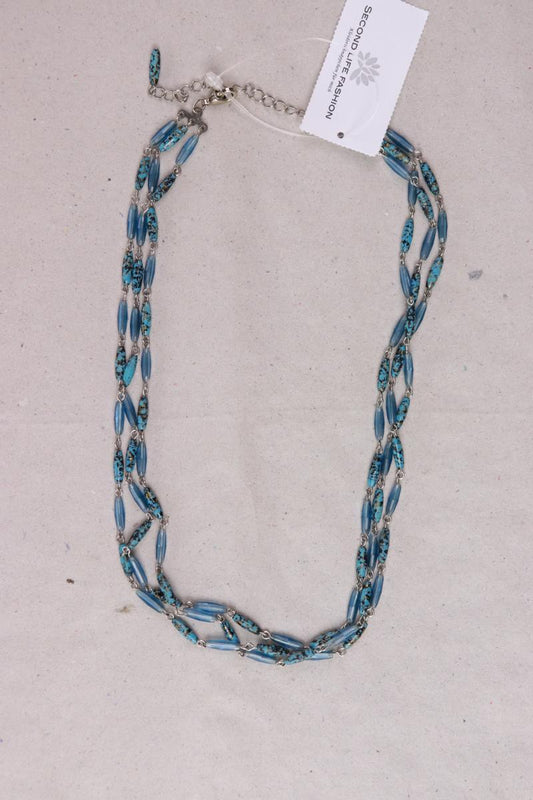 Halskette blau