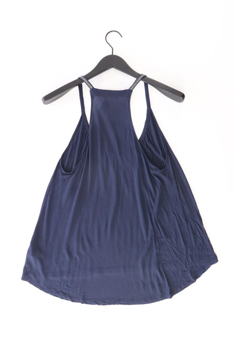 H&M Trägertop Gr. L blau aus Viskose