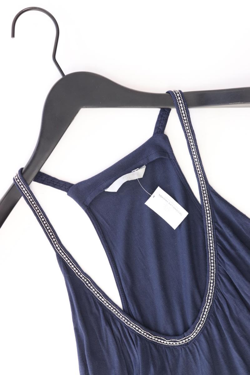 H&M Trägertop Gr. L blau aus Viskose