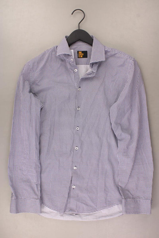 Seidensticker Langarmhemd für Herren Gr. Hemdgröße 40 blau aus Baumwolle