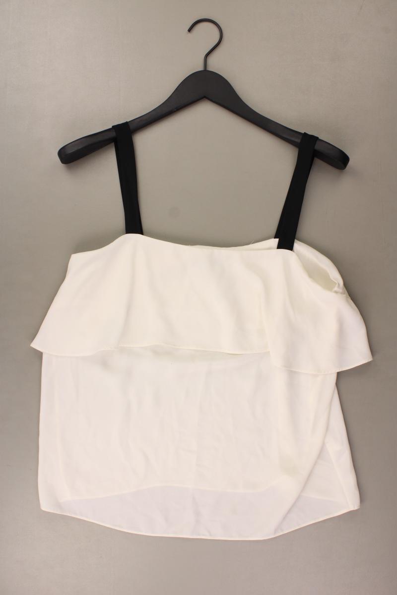 H&M Trägertop Gr. M weiß aus Polyester
