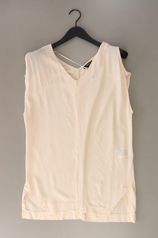Mexx Ärmellose Bluse Gr. S creme aus Baumwolle