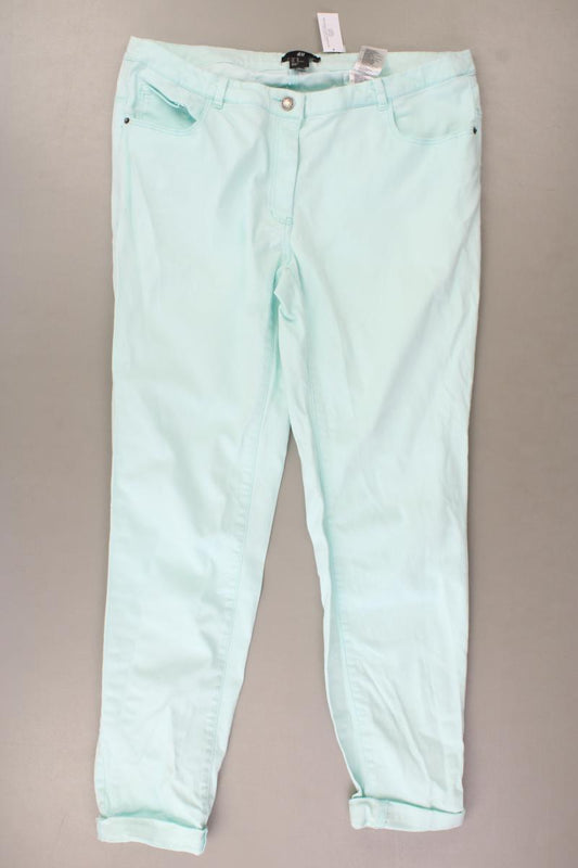 H&M Skinny Jeans Gr. 40 türkis aus Baumwolle