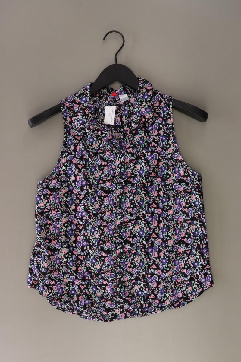 Divided H&M Bluse Gr. 36 mit Blumenmuster Ärmellos mehrfarbig
