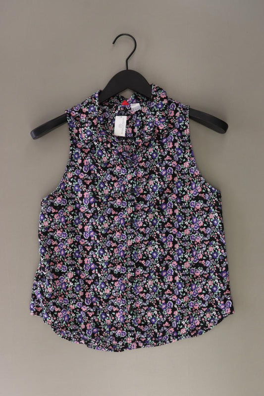 Divided H&M Bluse Gr. 36 mit Blumenmuster Ärmellos mehrfarbig