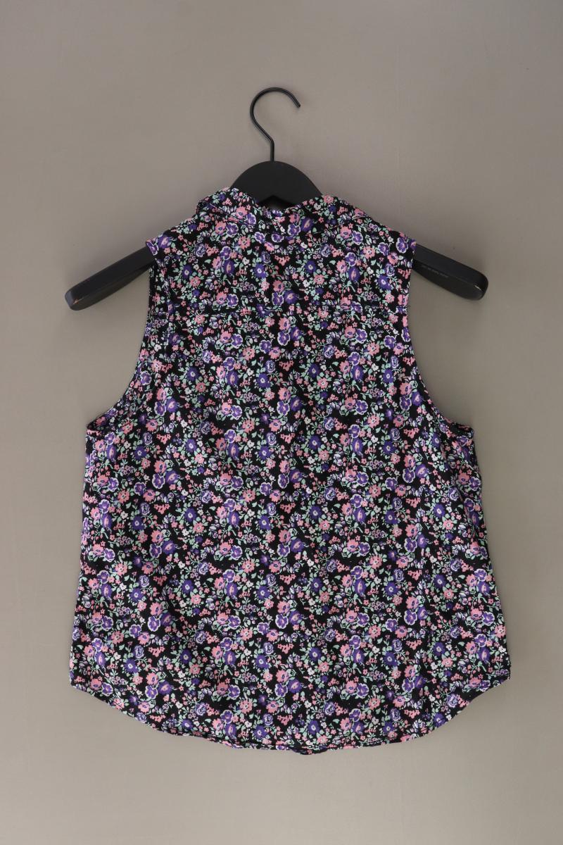 Divided H&M Bluse Gr. 36 mit Blumenmuster Ärmellos mehrfarbig