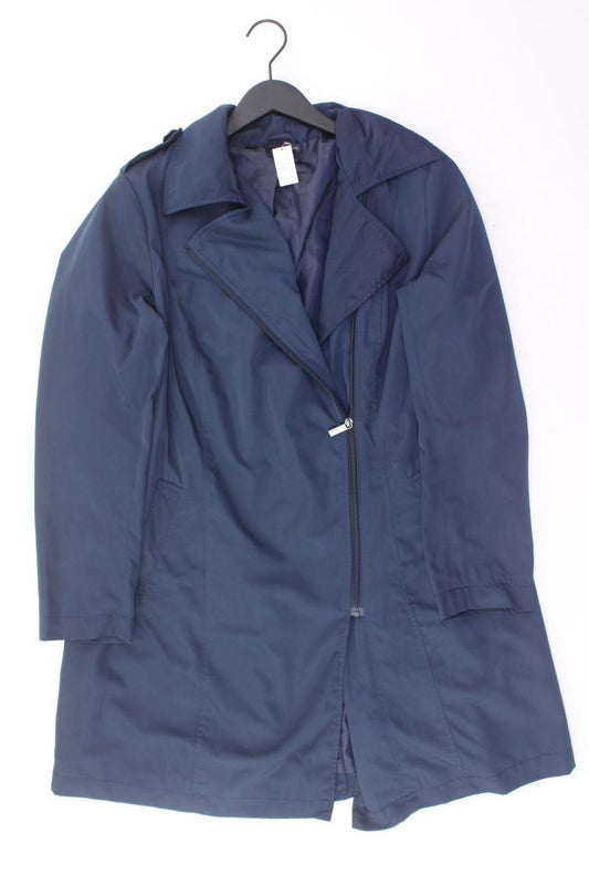 Mantel Gr. 44 blau aus Polyester