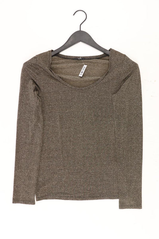 TEZENIS Longsleeve-Shirt Gr. M Langarm mit Glitzer gold