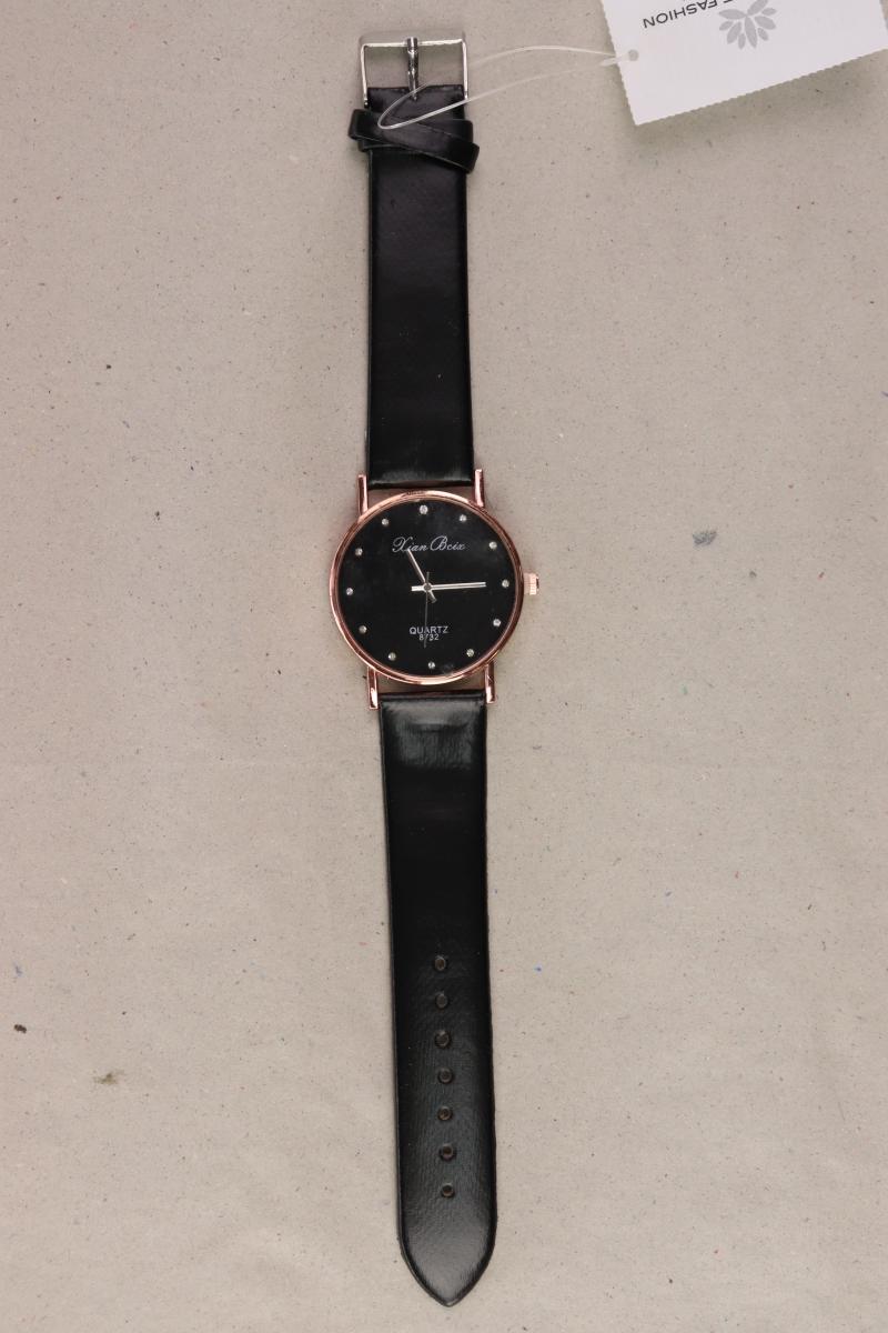 Armbanduhr neuwertig schwarz