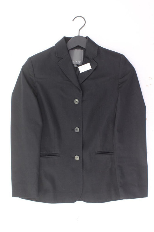 Blazer Gr. 36 schwarz aus Baumwolle