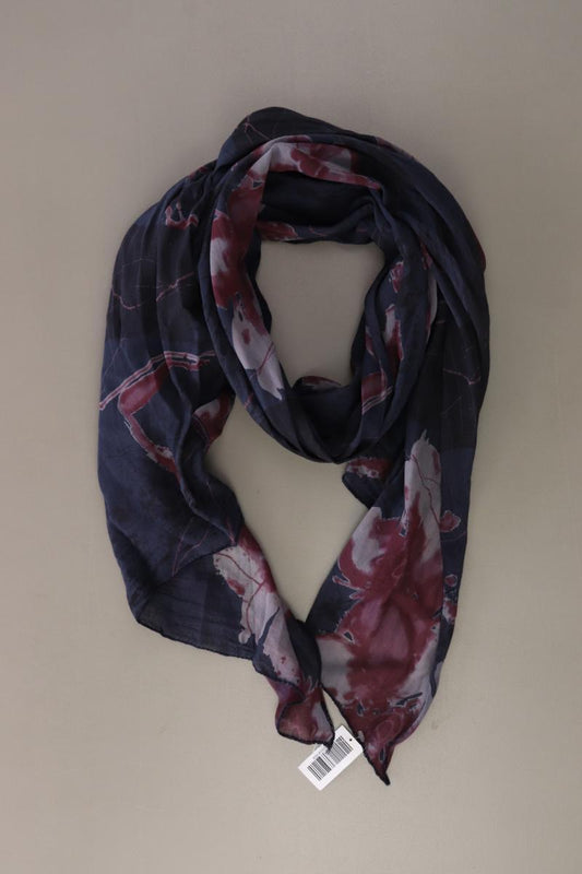 Tuch mit Blumenmuster blau