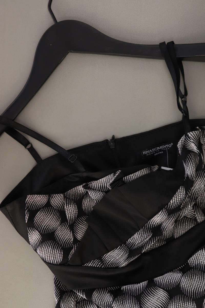 Rinascimento Abendkleid Gr. S gepunktet Träger schwarz aus Acetat