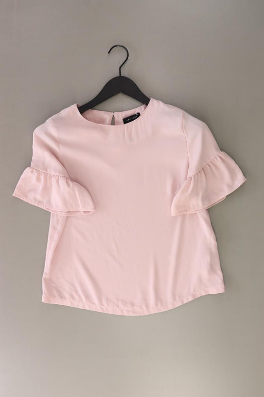 New Look Kurzarmbluse Gr. 38 rosa aus Polyester