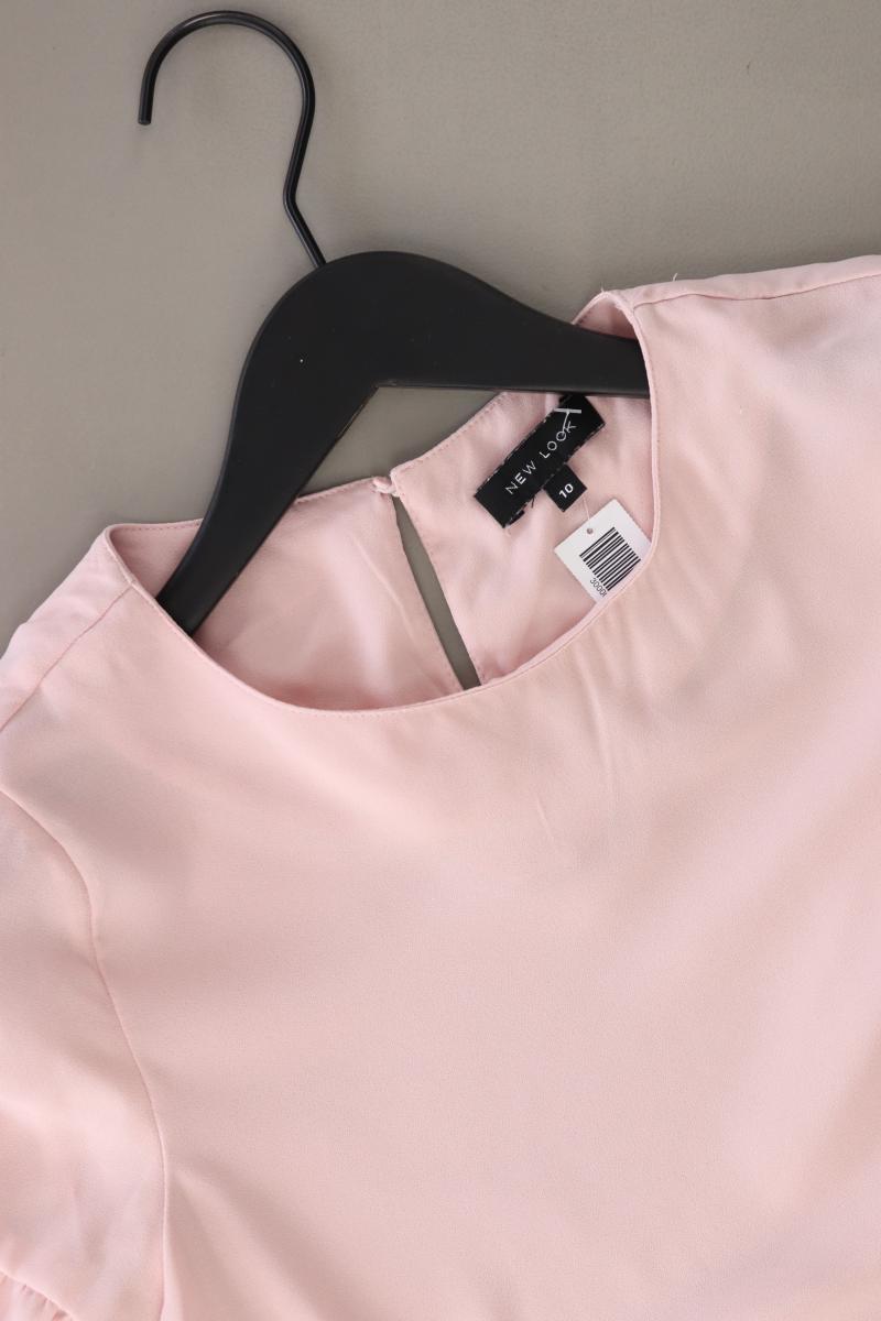 New Look Kurzarmbluse Gr. 38 rosa aus Polyester