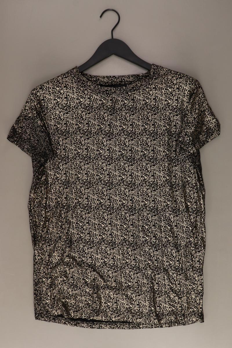 Minimum Longshirt Gr. XS Kurzarm mit Glitzer gold aus Viskose