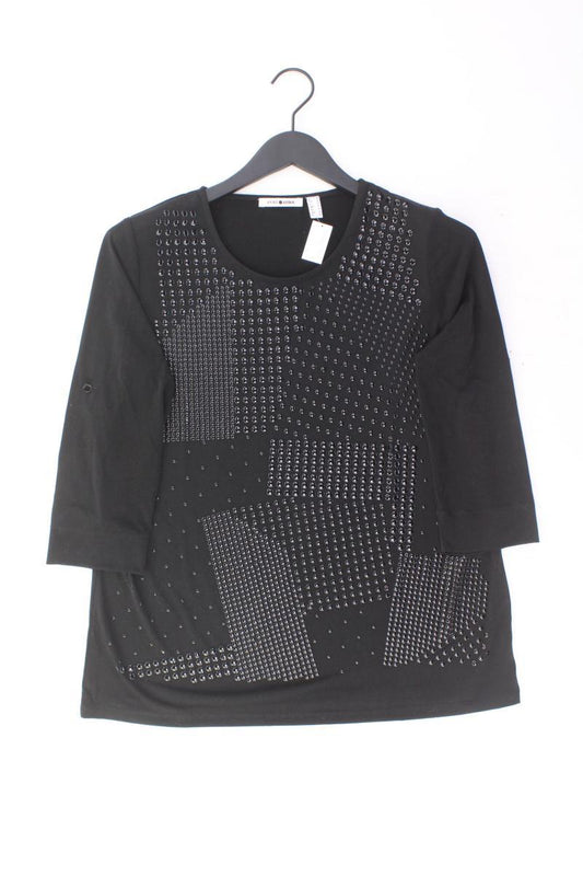 Punt Roma Shirt Gr. M 3/4 Ärmel mit Nieten schwarz aus Polyester