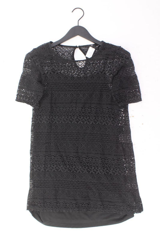 H&M Spitzenkleid Gr. S Kurzarm schwarz
