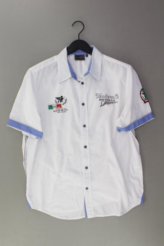 bon prix Bluse für Herren Gr. M Kurzarm weiß aus Baumwolle