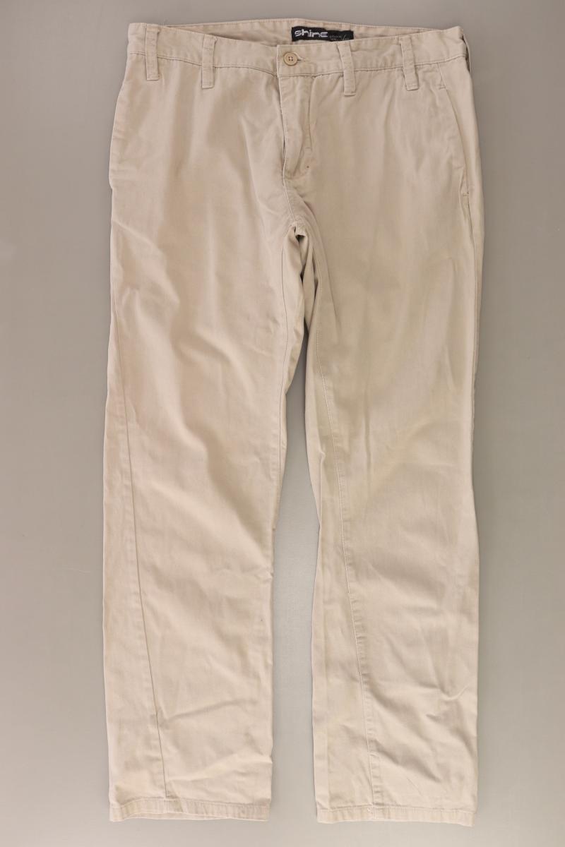 Shine Chino Hose für Herren Gr. W36/L32 creme